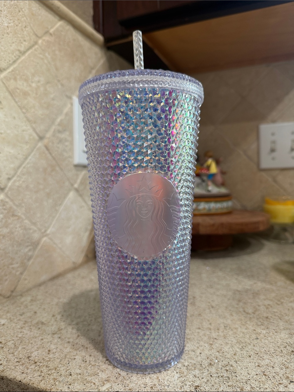 Starbucks Lavender Iridescent Studded Tumbler